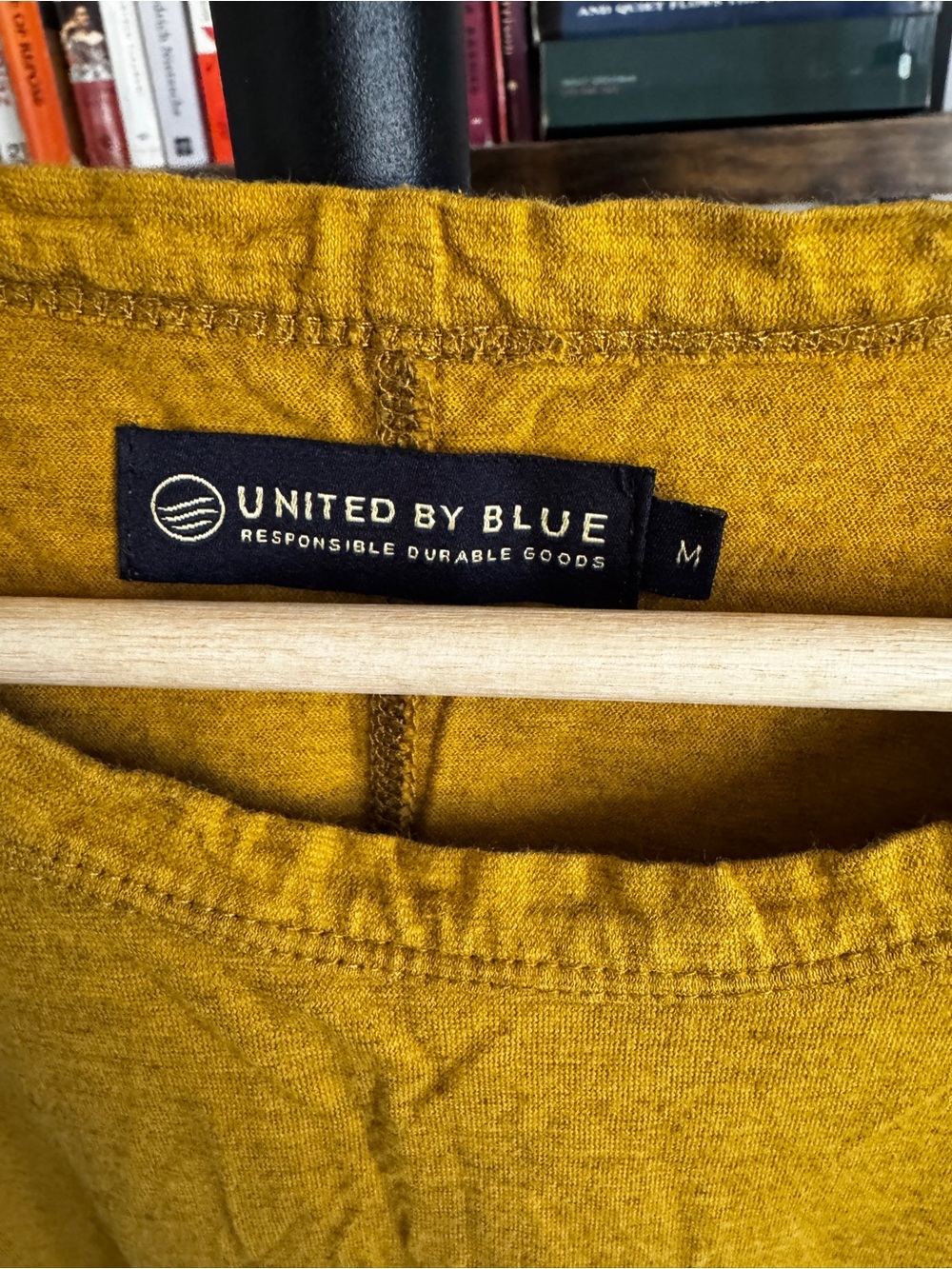 United by Blue • Women's Mustard High/Neck Tank Top - Picture 3 of 4